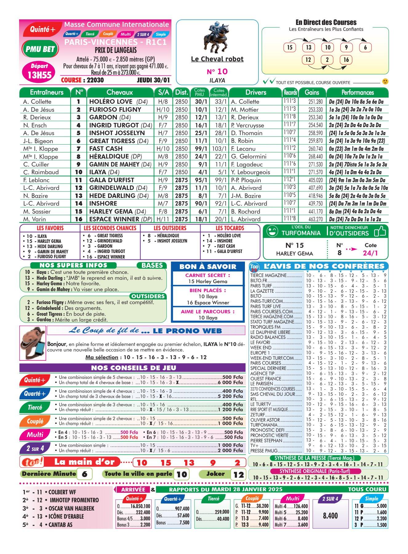 Programmes du jeudi 30 janvier 2025 4