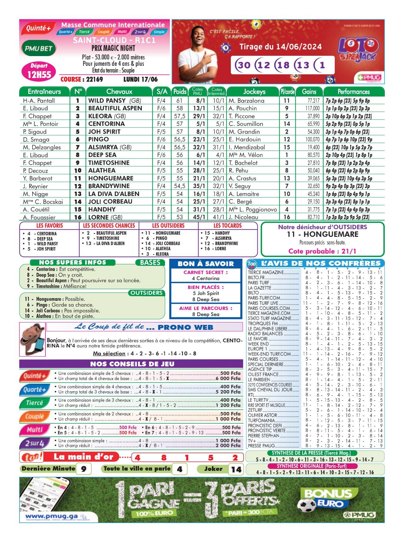 Programmes du lundi 17 juin 2024 imprimerie 4