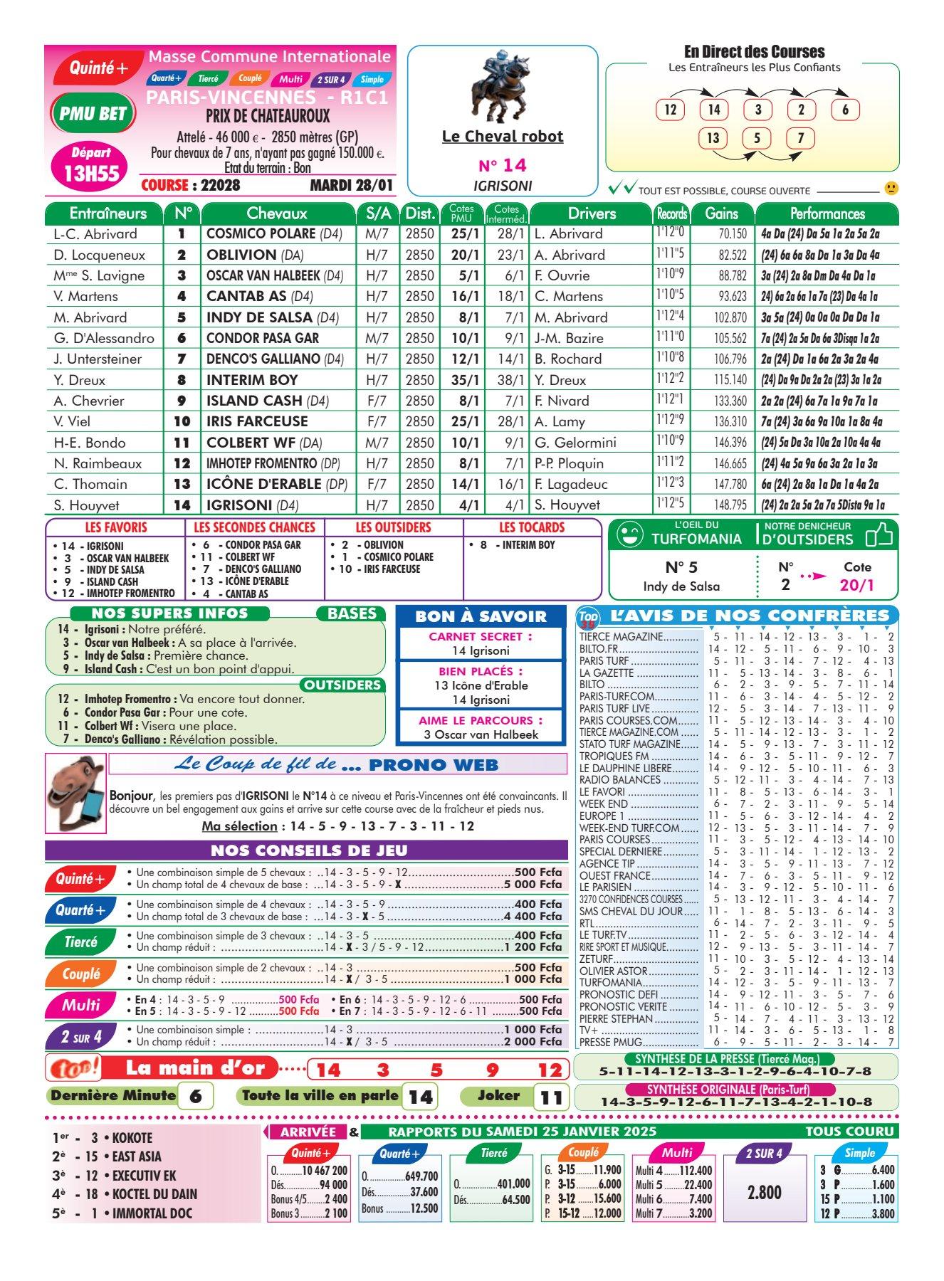 Programmes du mardi 28 01 2025 imprimerie 1 4