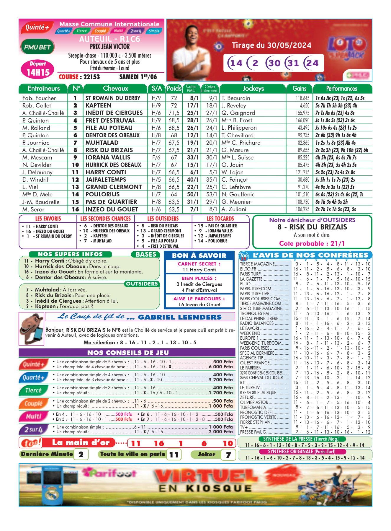 Programmes du samedi 1er 06 2024 imprimerie 4